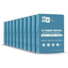 Lingettes antibactériennes LA LINGETTE BARRIERE 7 lingettes X10