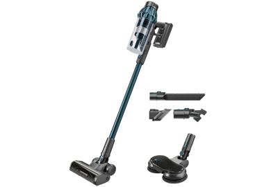Aspirateur balai H.KOENIG UPX32U 2 en 1 avec brosse de lavage pour sols durs