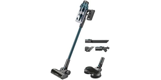 Aspirateur balai H.KOENIG UPX32U 2 en 1 avec brosse de lavage pour sols durs