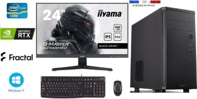 Unité centrale IDEES JEUX Pack Fractal - I7-RTX5060-32Go-1To