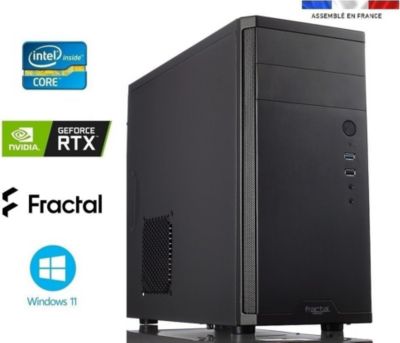 Unité centrale IDEES JEUX Fractal D3 I7-RTX3050-32Go-1To