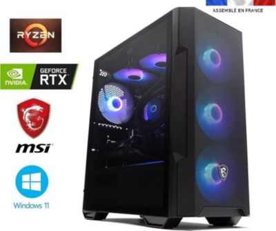 PC Gamer IDEES JEUX MSI M100R R7-5700X-3050-16Go-1To
