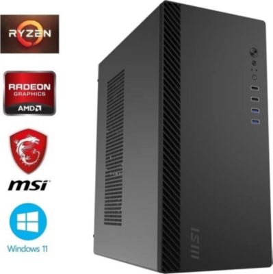 Unité centrale IDEES JEUX MSI PRO R5-5600G-16Go-1To