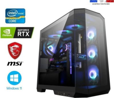 PC Gamer IDEES JEUX MSI M100R PZ- I7-265KF-RTX5080-32G-1+2To