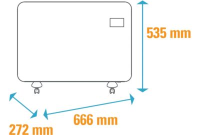 Convecteur OPTIMEA OCE-E01-1500B