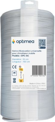 Climatiseur Accessoire OPTIMEA Evac univ pour clim 15 cm