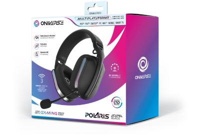 Casque gamer ONIVERSE Polaris Eclipse Black