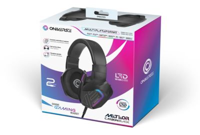 Casque gamer ONIVERSE Meteor Carbon Black