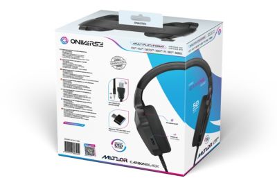Casque gamer ONIVERSE Meteor Carbon Black