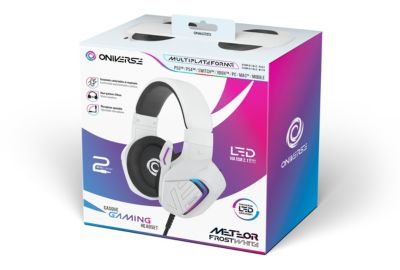 Casque gamer ONIVERSE Meteor Frost White