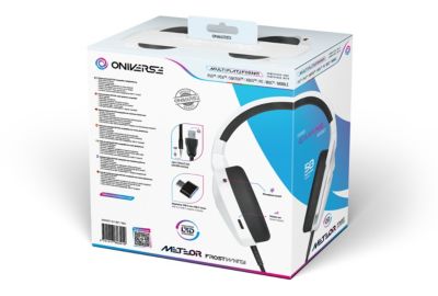 Casque gamer ONIVERSE Meteor Frost White