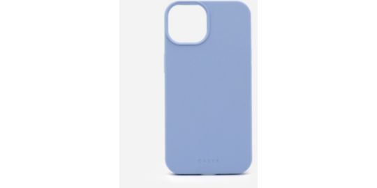 Coque CASYX iPhone 14 Plus silicone Bleu Clair M