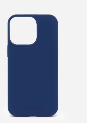 Coque CASYX iPhone 14 Pro silicone Bleu Fonce M