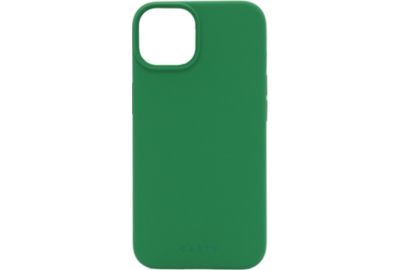 Coque CASYX iPhone 15 Magsafe sillicone Vert flash