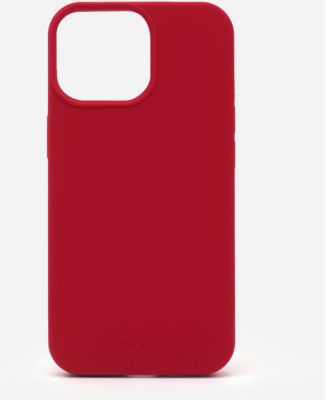 Coque CASYX iPhone 15 Pro Max Magsafe Rouge Carmin
