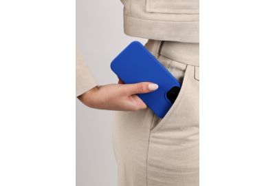 Coque CASYX iPhone 15 Plus Magsafe Bleu Majorelle