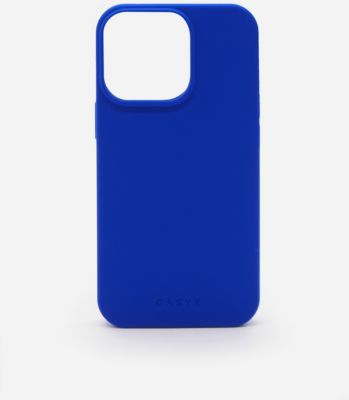 Coque CASYX iPhone 15 Pro Magsafe Bleu Majorelle