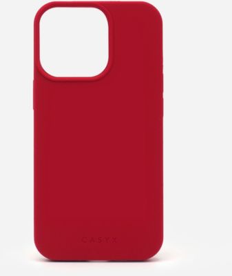 Coque CASYX iPhone 15 Pro Magsafe Rouge Carmin