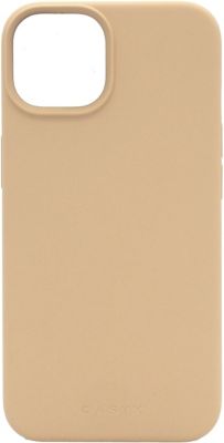 Coque CASYX iPhone 15 Plus Magsafe sillicone Beige