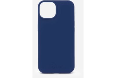 Coque CASYX iPhone 15 Magsafe sillicone Bleu Cobalt