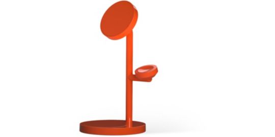 Chargeur CASYX 3 en 1  Charge rapide Qi2 rouge