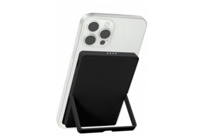 Batterie nomade CASYX 5000 mAh Qi2 MagSafe avec bequille noir