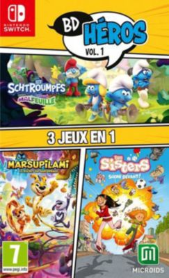 Jeu Switch MICROIDS Pack Bd Heros Vol.1 ( Les Schtroumpfs