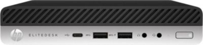 Unité centrale HP EliteDesk 800 G3 DM - 16Go - SSD 256Go Reconditionné