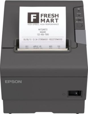 Imprimante thermique EPSON Epson TM-T88 V Noir - USB + Ethernet Reconditionné