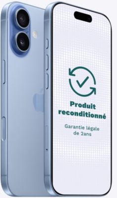 Smartphone APPLE iPhone 17 Brume 256Go Excellent État avec Batterie Neuve - Reconditionné