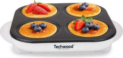 Crêpe party TECHWOOD Appareil à Mini Crêpes et Pancakes 8 Mou