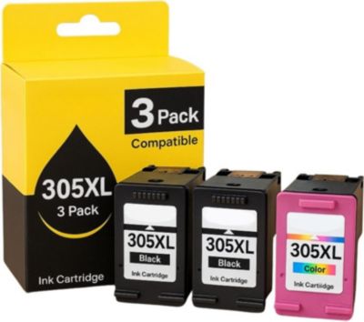 Cartouche d'encre SHOP-STORY Pack Cartouches Compatibles HP 305XL Des