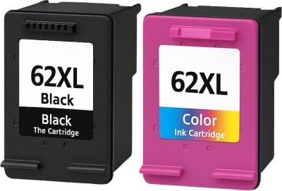 Cartouche d'encre SHOP-STORY Pack de Cartouches Compatibles HP 62XL p