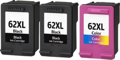 Cartouche d'encre SHOP-STORY Pack de Cartouches Compatibles HP 62XL p