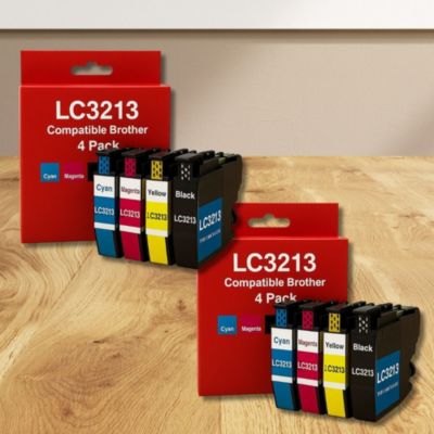 Cartouche d'encre SHOP-STORY Pack de Cartouches Compatibles BROTHER L