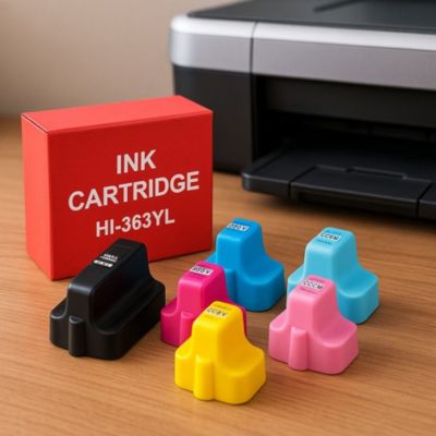 Cartouche d'encre SHOP-STORY Pack de Cartouches Compatibles HP 363 po