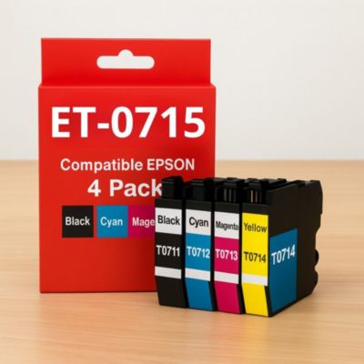 Cartouche d'encre SHOP-STORY Pack de Cartouches Compatibles EPSON T07