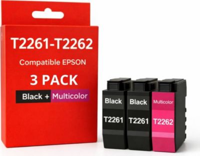 Cartouche d'encre SHOP-STORY Pack de Cartouches Compatibles EPSON T22