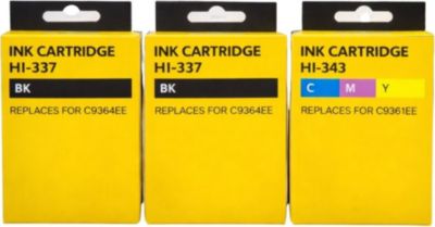 Cartouche d'encre SHOP-STORY Cartouches Compatibles HP 337 343 Imprim