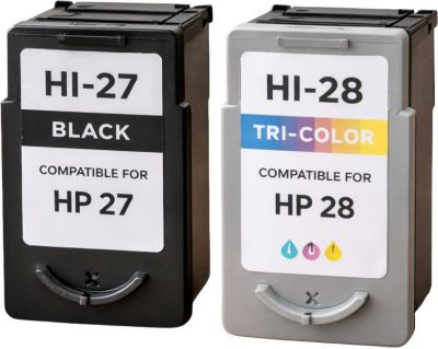 Cartouche d'encre SHOP-STORY Cartouches Compatibles HP 27 28 Impriman