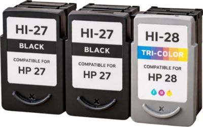 Cartouche d'encre SHOP-STORY Cartouches Compatibles HP 27 28 Impriman