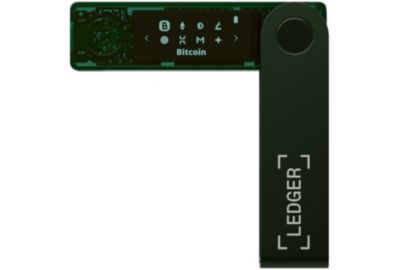 Crypto wallet LEDGER Nano X - Vert Emeraude