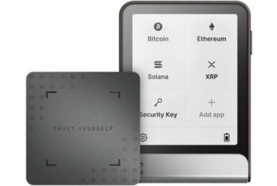 Crypto wallet LEDGER Flex Recovery key Noir