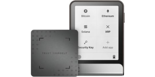 Crypto wallet LEDGER Flex Recovery key Noir