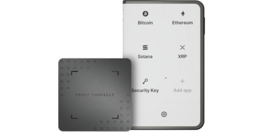 Crypto wallet LEDGER Stax Recovery key Noir