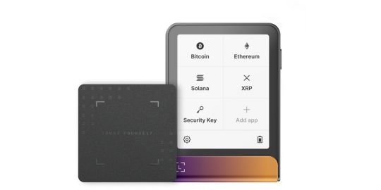 Crypto wallet LEDGER Flex Fuchsia cendré