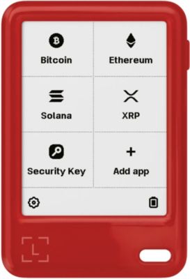 Crypto wallet LEDGER Nano Gen5 Rouge Cerise