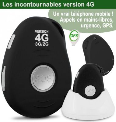 Téléphone portable MOBIHO Le Basic sympa 4 noir  - Version 4G