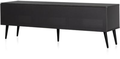 Meuble TV Meliconi noir avec porte textile acoustique