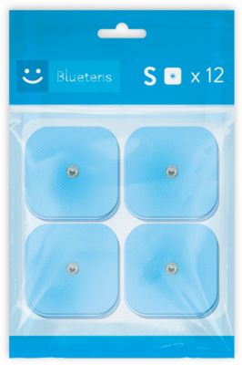 Electrode BLUETENS Pack 12 électrodes Bluepack 5x5cm